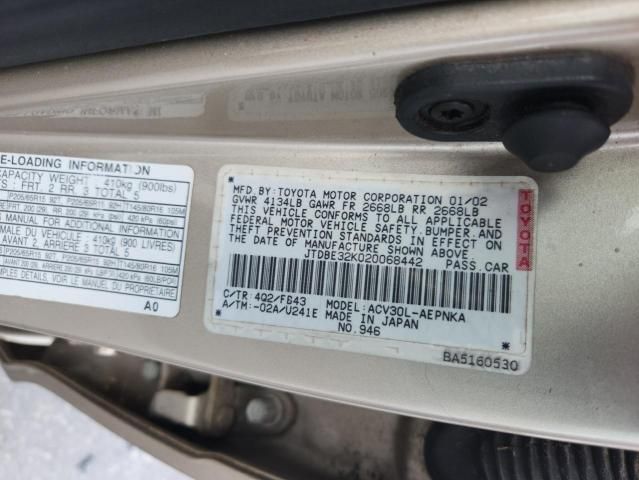 2002 Toyota Camry LE