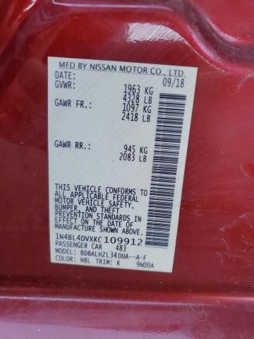 2019 Nissan Altima SV
