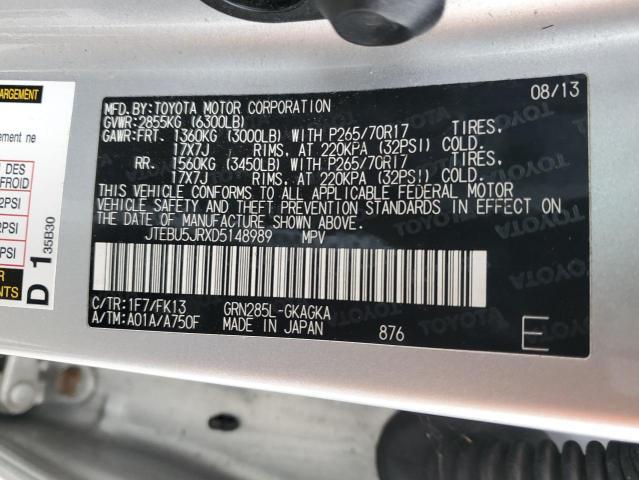 2013 Toyota 4runner SR5