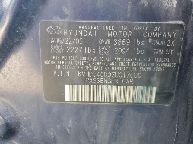 2007 Hyundai Elantra GLS