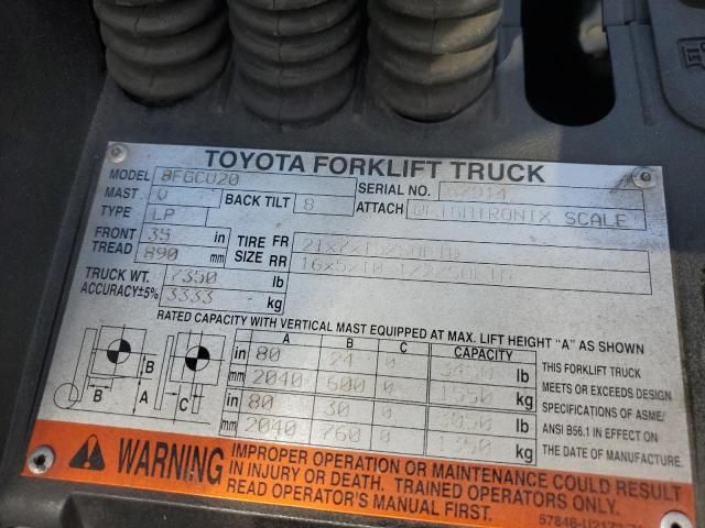 2015 Toyota Forkfift