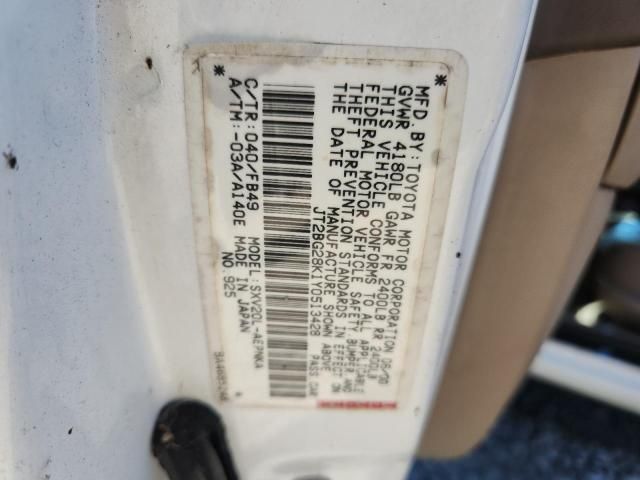 2000 Toyota Camry LE