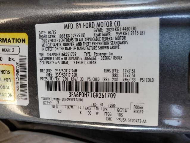 2016 Ford Fusion SE