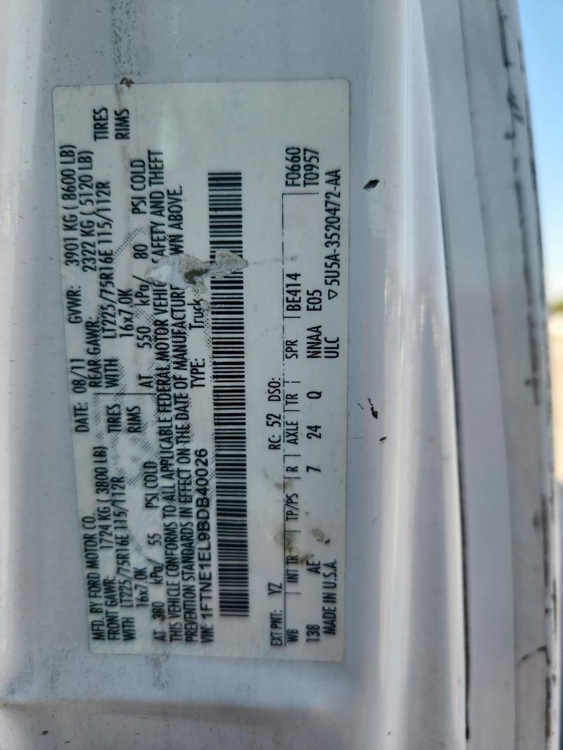 2011 Ford Econoline E150 Van