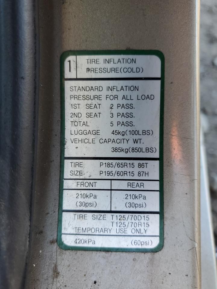 2001 Hyundai Elantra gls