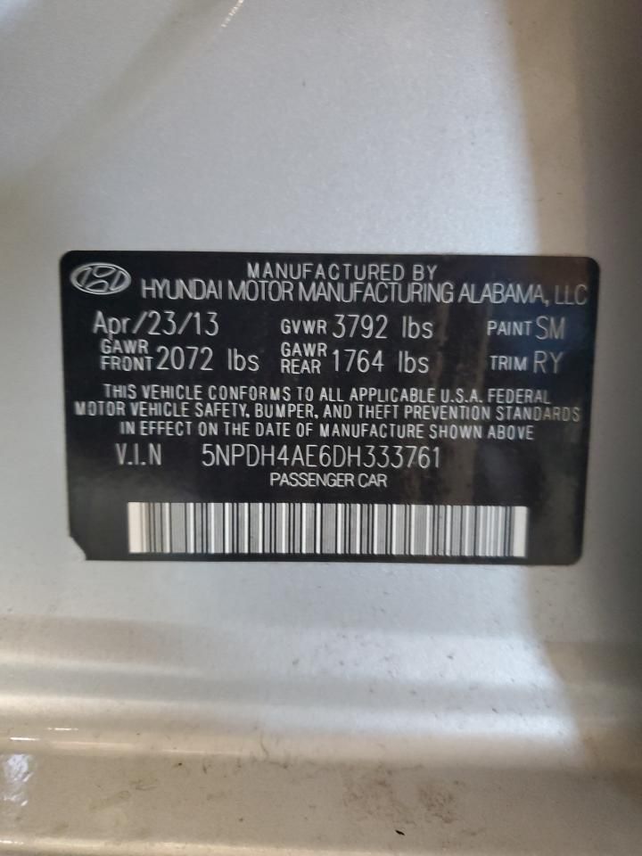 2013 Hyundai Elantra gls