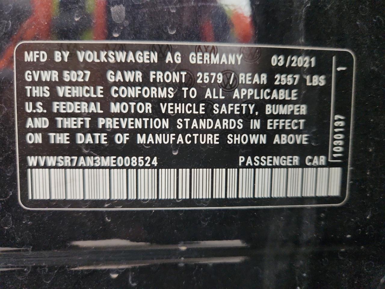 2021 Volkswagen Arteon sel R-line