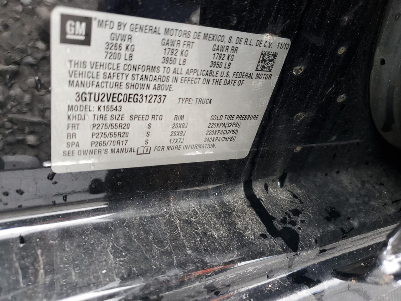 2014 GMC Sierra K1500 slt