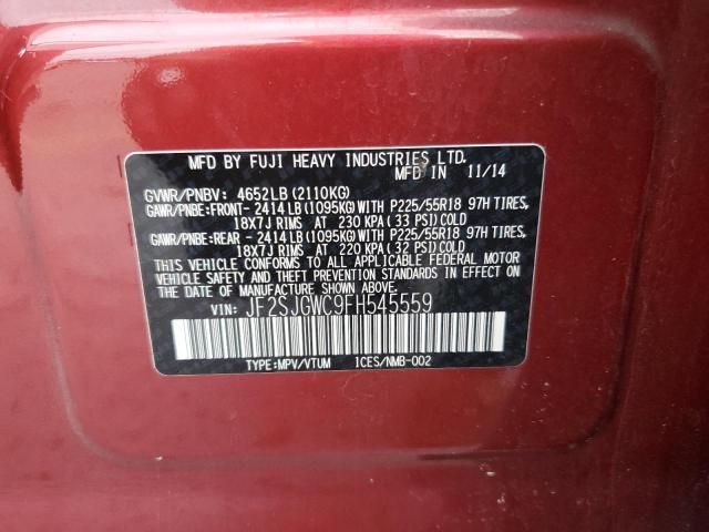 2015 Subaru Forester 2.0XT Touring