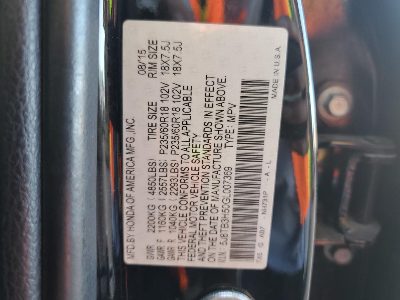 2016 Acura RDX Technology