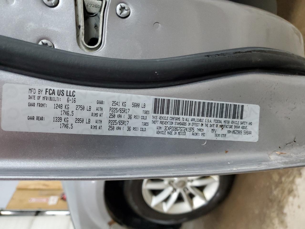 2016 Dodge Journey sxt