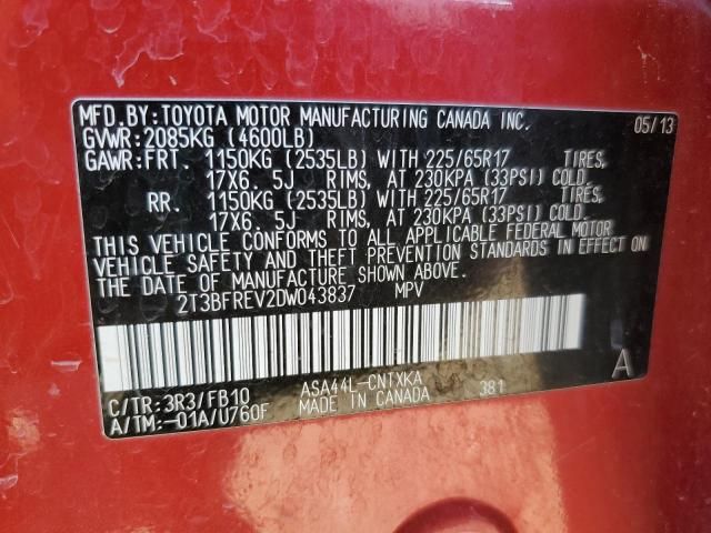 2013 Toyota Rav4 LE