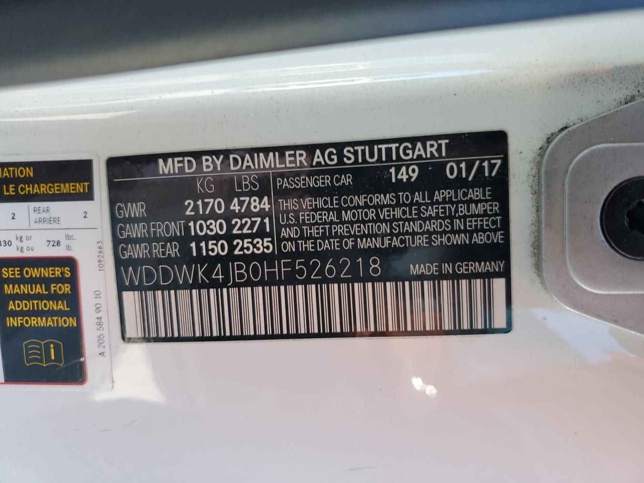 2017 Mercedes-Benz C300