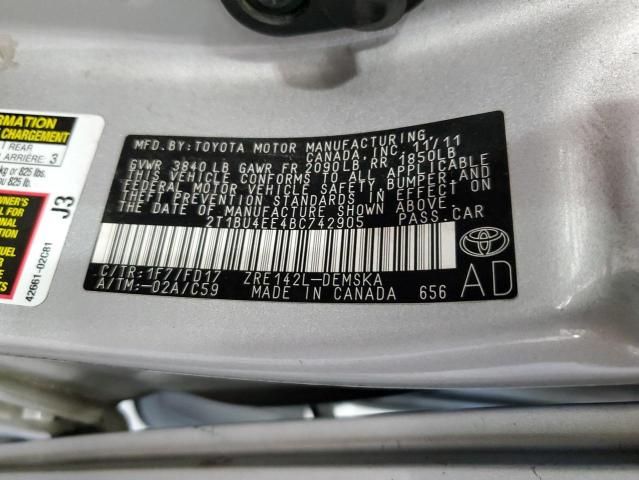 2011 Toyota Corolla Base