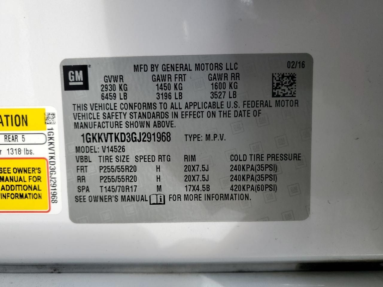 2016 GMC Acadia Denali