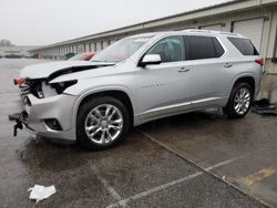 Chevrolet salvage cars for sale: 2021 Chevrolet Traverse High Country