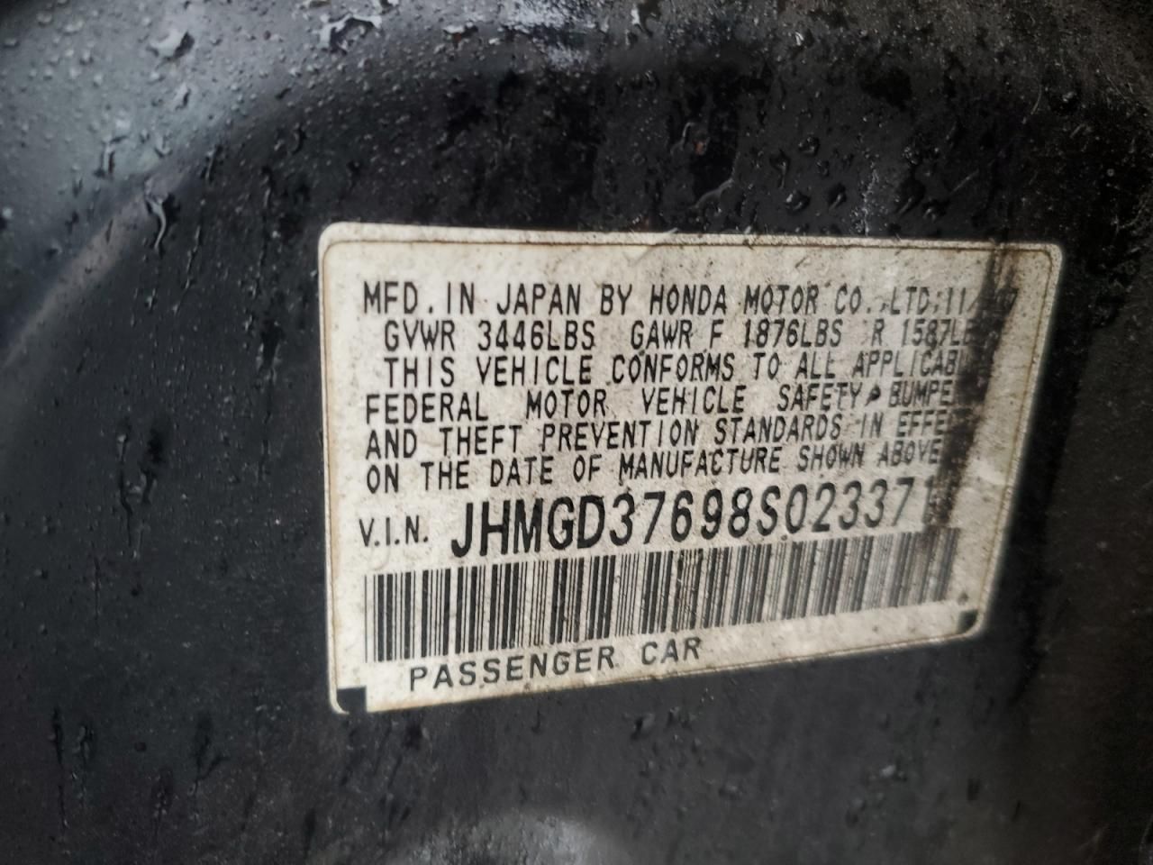 2008 Honda Fit Sport