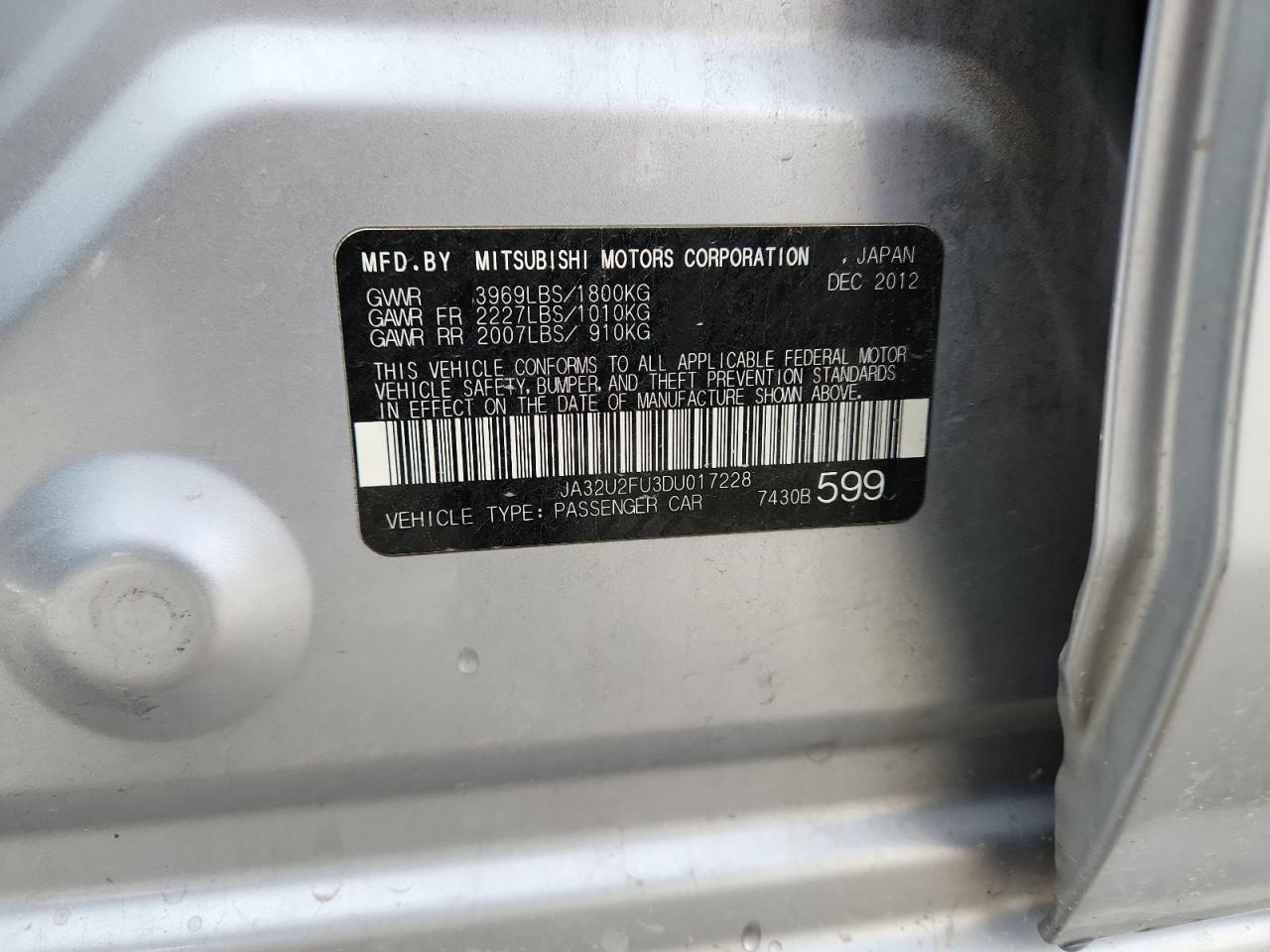 2013 Mitsubishi Lancer