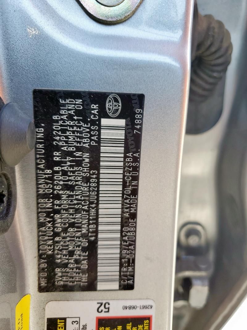 2018 Toyota Camry L