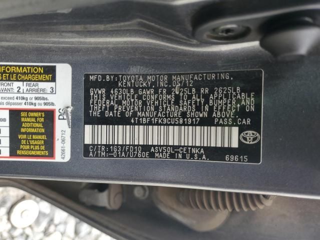 2012 Toyota Camry Base