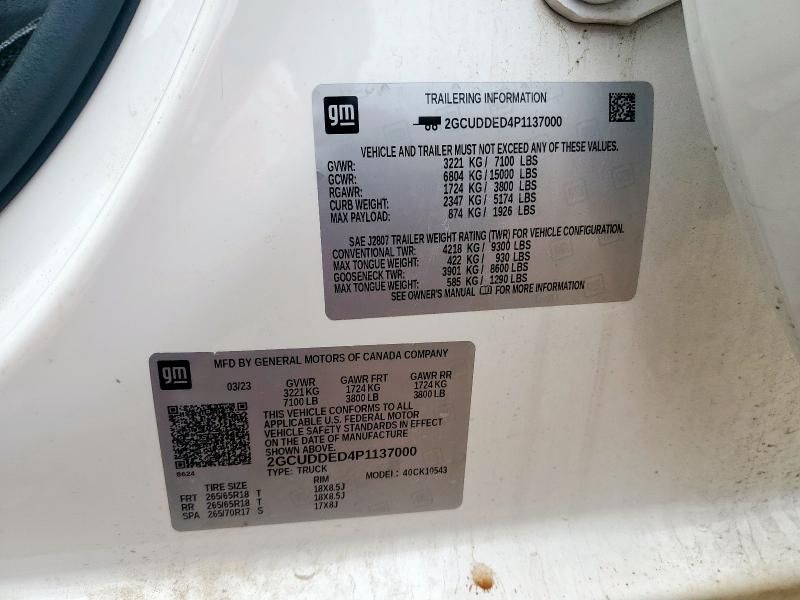 2023 Chevrolet Silverado K1500 lt