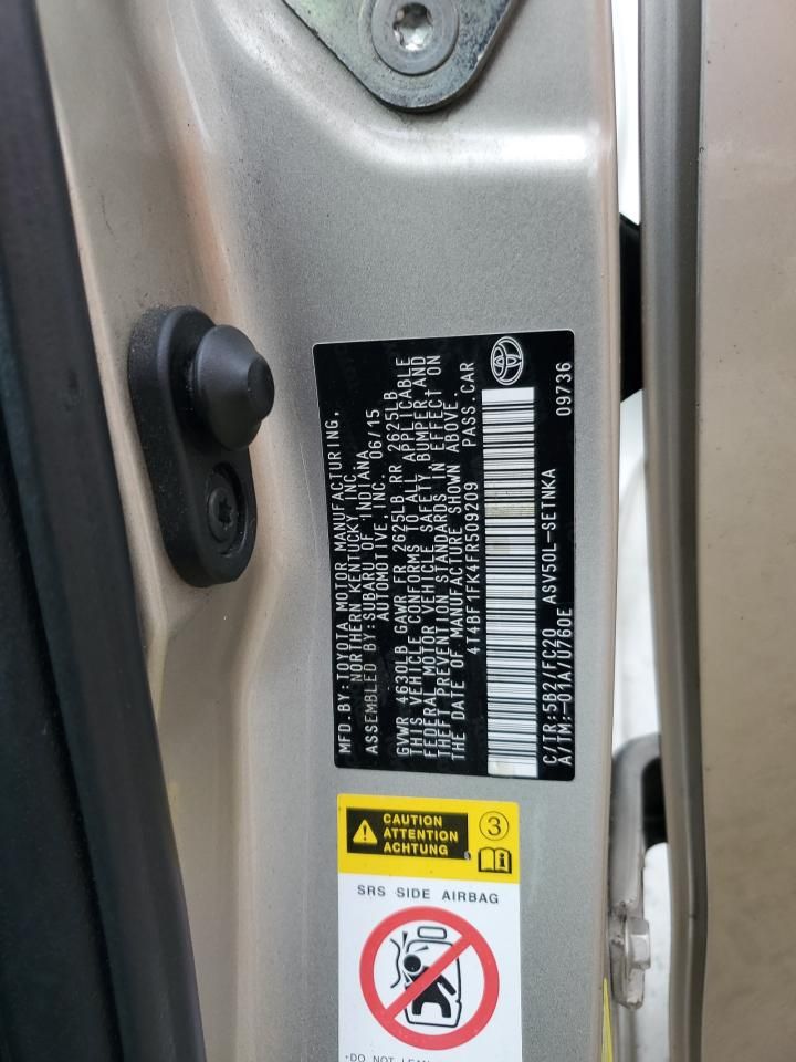 2015 Toyota Camry le