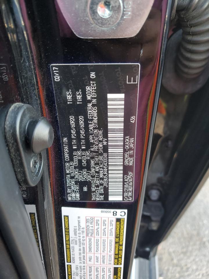 2017 Toyota 4runner Sr5/sr5 Premium