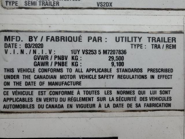 2021 Utility VS2-Trailers Moving Van Trailer