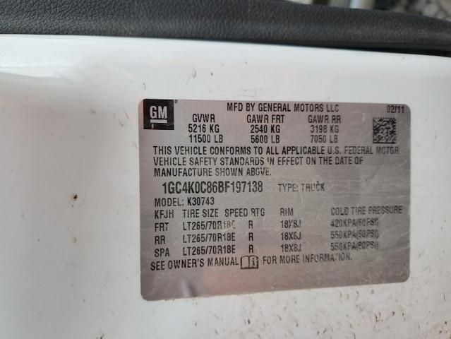 2011 Chevrolet Silverado K3500 lt