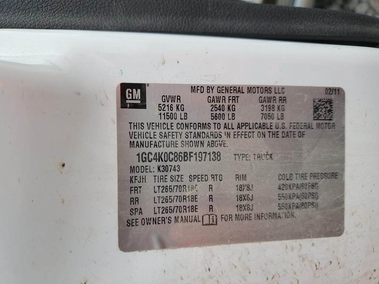 2011 Chevrolet Silverado K3500 LT