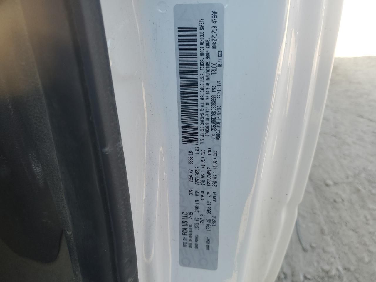 2019 Dodge Ram 1500 Classic Tradesman