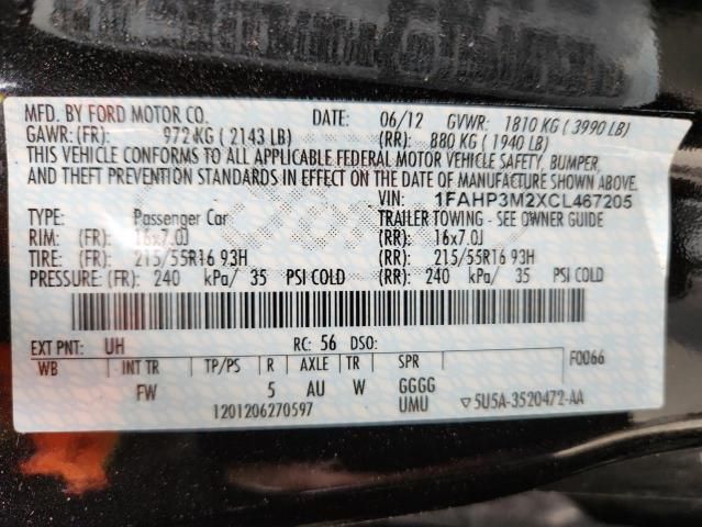 2012 Ford Focus SEL