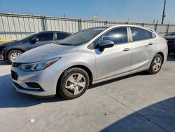 Vehiculos salvage en venta de Copart Haslet, TX: 2017 Chevrolet Cruze ls