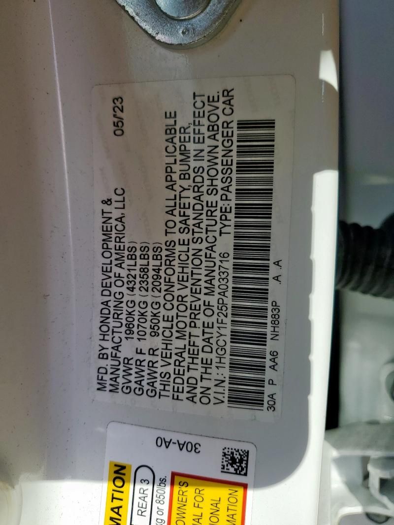2023 Honda Accord LX