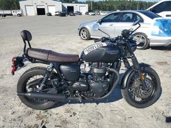 Salvage motorcycles for sale at Savannah, GA auction: 2019 Triumph Bonneville T120