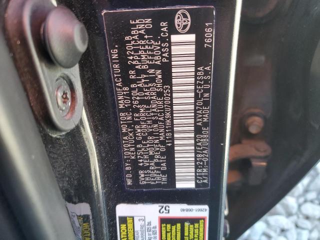 2019 Toyota Camry l