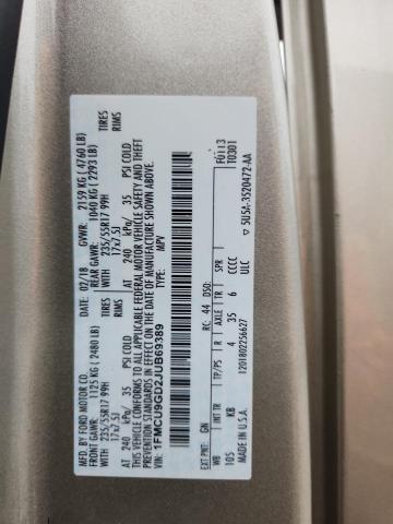 2018 Ford Escape se