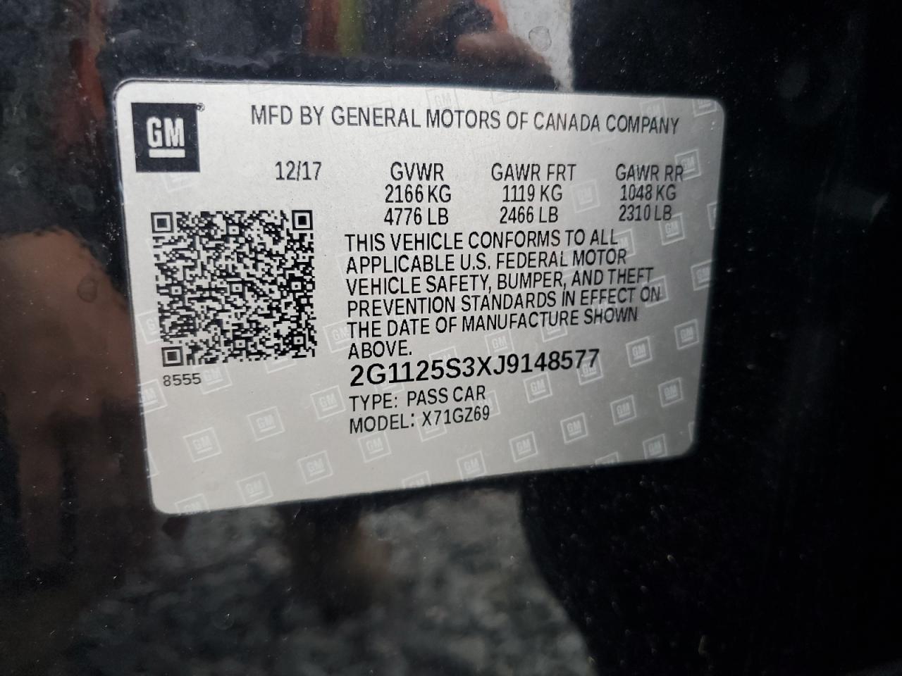 2018 Chevrolet Impala Premier