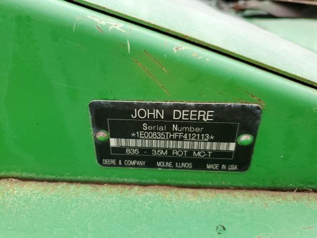 2015 John Deere 835-Disc Mower