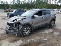 KIA salvage cars for sale: 2017 KIA Sportage ex
