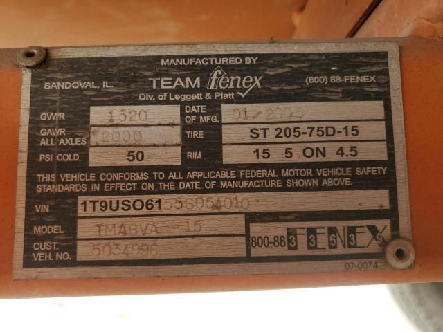 2005 Arrow 2005 Team Fenex TMABVA-15 Arrow Board Trailer