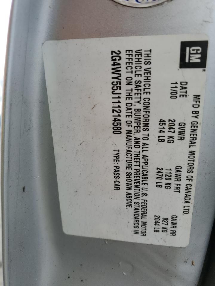 2001 Buick Century Limited