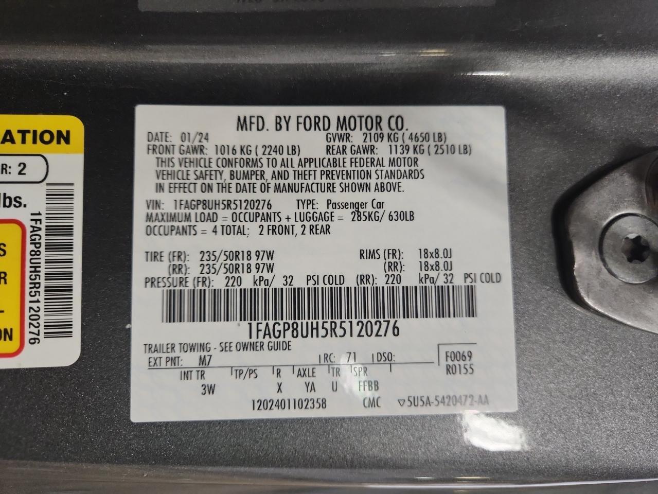 2024 Ford Mustang