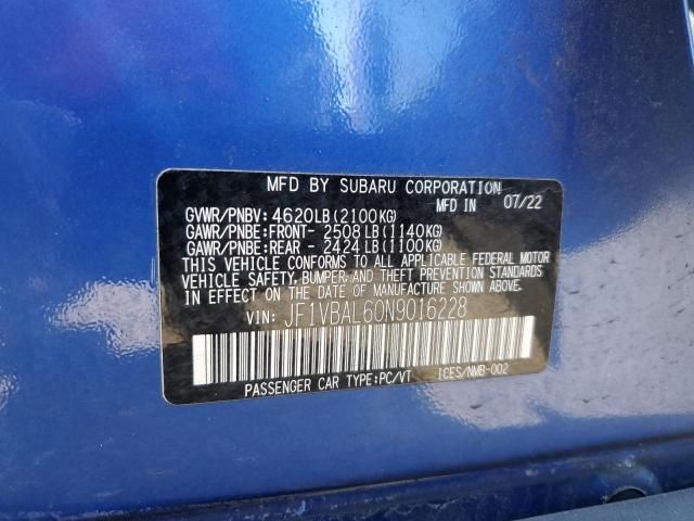 2022 Subaru WRX Limited
