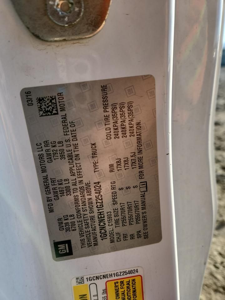 2016 Chevrolet Silverado C1500