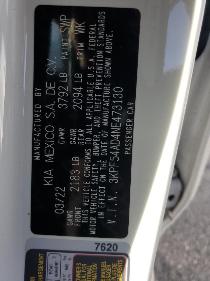 2022 KIA Forte gt Line