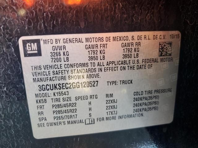 2016 Chevrolet Silverado K1500 LTZ