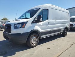 Salvage trucks for sale at Sacramento, CA auction: 2019 Ford Transit T-150