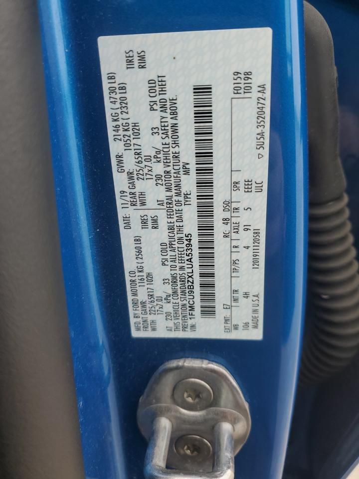 2020 Ford Escape se Sport