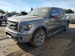 Salvage trucks for sale at Bowmanville, ON auction: 2013 Ford F150 Supercrew